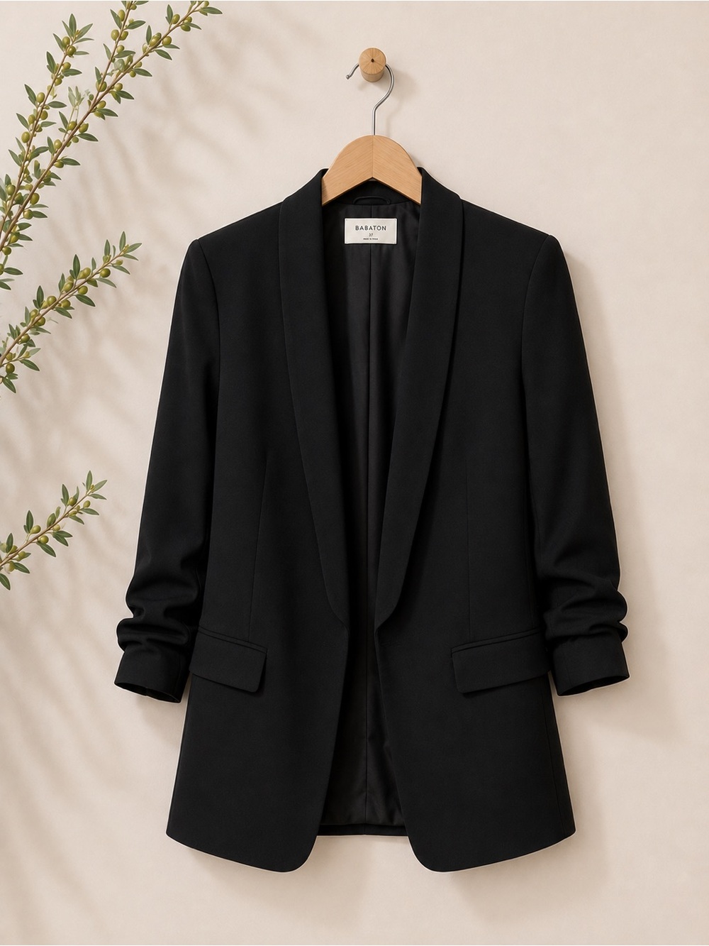 BABATON | Aritzia Black Serif Blazer | Small